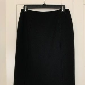 Classic black pencil skirt